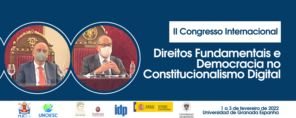 II Congresso Internacional: Direitos Fundamentais e Democracia no Constitucionalismo Digital